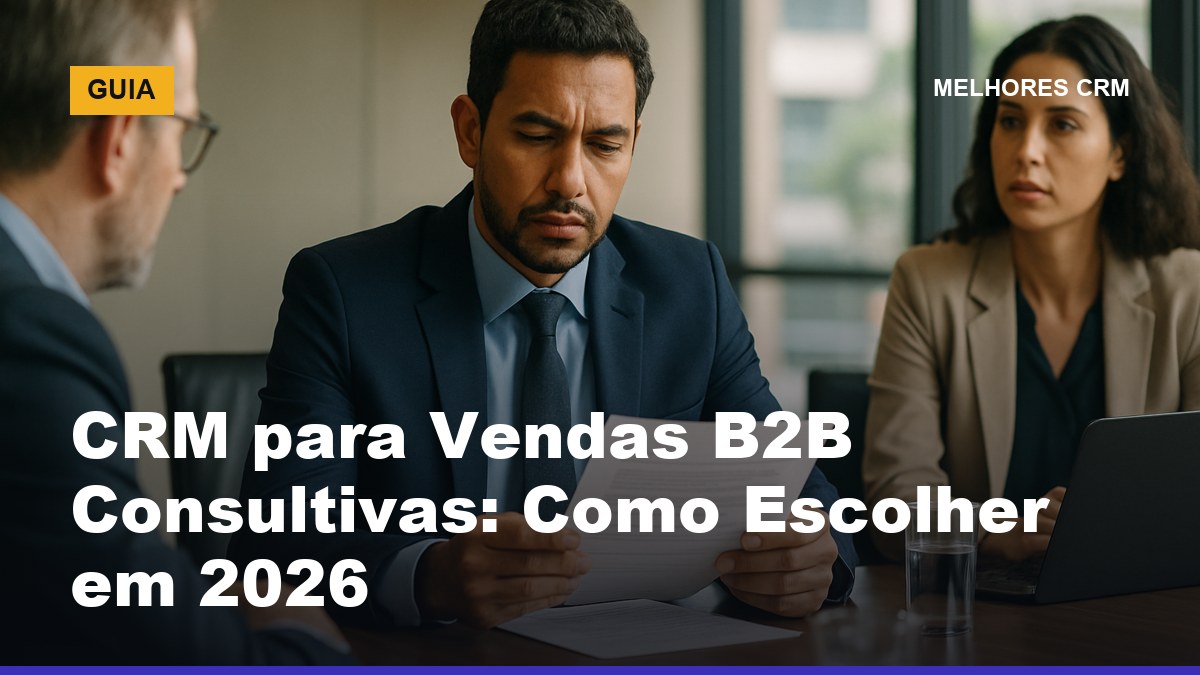 Executivo de vendas brasileiro em reunião consultiva com clientes revisando proposta em mesa de conferência